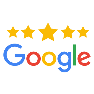 Logotipo transfronteiriço do Google da CE da revenda da importação com letras coloridas sob cinco estrelas amarelas em um fundo verde.
